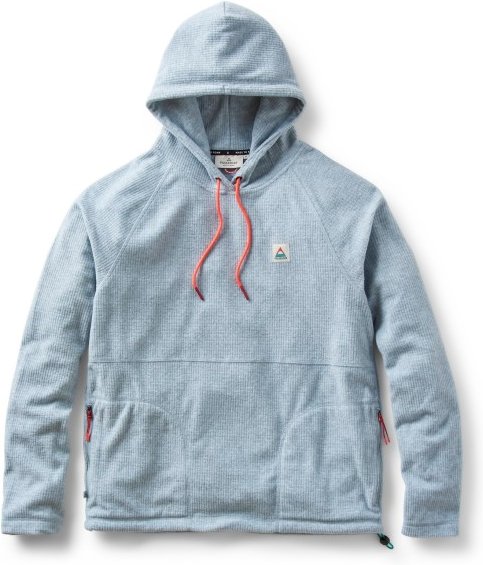 Passenger - Point Grid Recycled Fleece Hoodie - Hoodie Gr XL grau