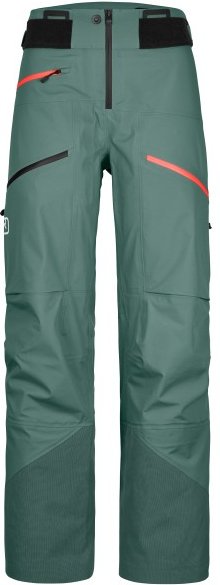 Thumbnail - Ortovox - Women's 3L Deep Shell Pants - Skihose Gr XS türkis