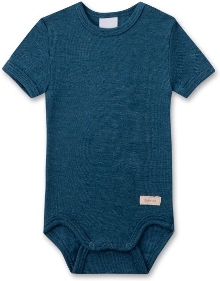 Sanetta - Kid's Wool Body S/S - Merinounterwäsche Gr 92/98 blau