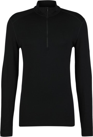 Thumbnail - Icebreaker - 260 Tech L/S Half Zip - Merinounterwäsche Gr M schwarz