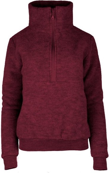 Thumbnail - Reiff - Women's Fleecetroyer Geli - Merinopullover Gr XS rot