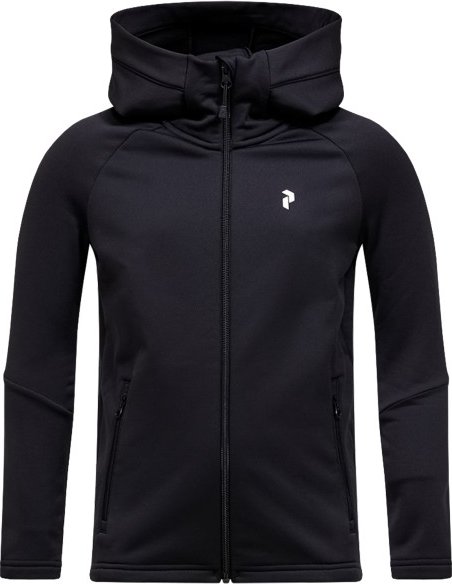 Peak Performance - Kid's Rider Essentials Zip Hood - Fleecejacke Gr 170 schwarz