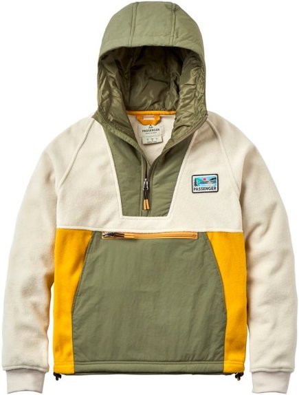 Passenger - Women's Bryni Recycled Hooded Polar Fleece - Fleecepullover Gr XL oliv