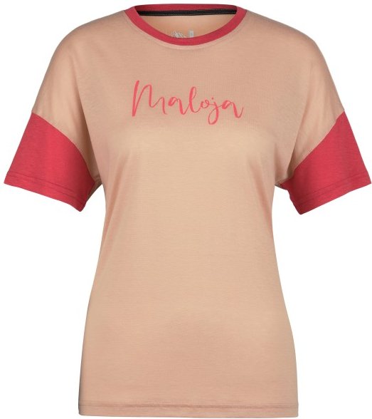 Maloja - Women's HongarM. Puzzle 1 - Merinoshirt Gr S bloom
