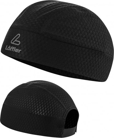 Löffler - Bandana Txgrid - Radmütze Gr One Size schwarz