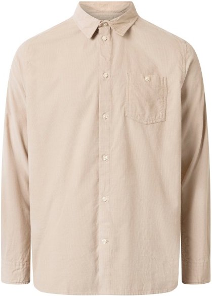 KnowledgeCotton Apparel - Regular 26-Wales Corduroy Shirt - Hemd Gr 3XL beige
