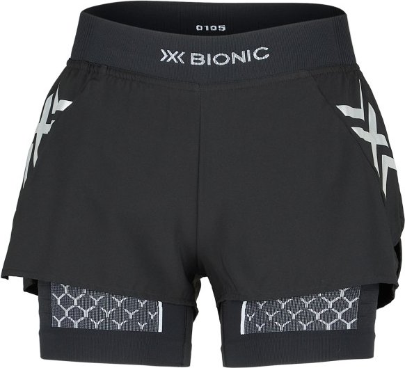 X-Bionic - Women's Twyce Race 2in1 Shorts - Laufshorts Gr L schwarz