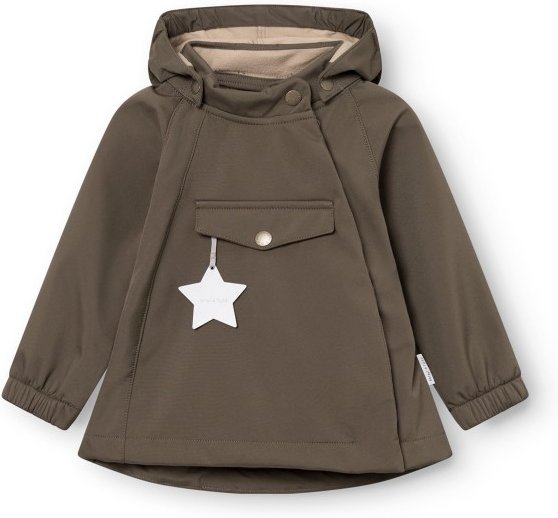 Mini A Ture - Kid's Matwai Softshell Jacket - Softshelljacke Gr 98 braun