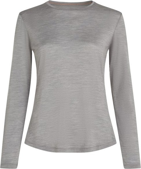 Icebreaker - Women's Merino 125 Cool-Lite Sphere III L/S Tee - Merinoshirt Gr L grau