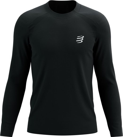 Thumbnail - Compressport - Performance L/S T-Shirt - Laufshirt Gr M schwarz