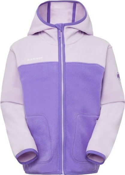 Thumbnail - Mammut - Kid's Waymarker Midlayer Hooded Jacket - Fleecejacke Gr 140 lila