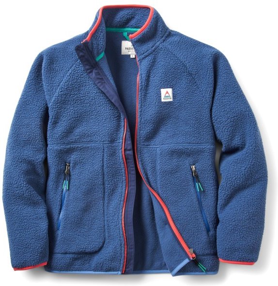 Passenger - Women's Fairbanks Full Zip Recycled Sherpa Fleece - Fleecejacke Gr L blau