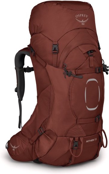 Osprey - Aether 55 - Trekkingrucksack Gr L/XL rot