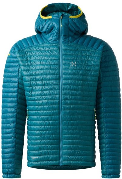 Thumbnail - Haglöfs - L.I.M Mimic II Hood - Kunstfaserjacke Gr M blau/türkis