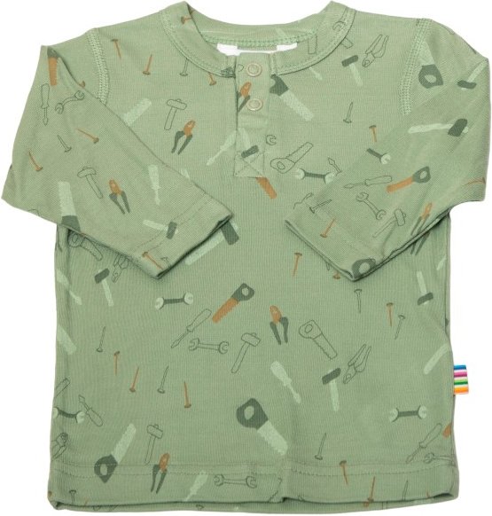 Joha - Kid's A-Shape Blouse - Longsleeve Gr 50 oliv/grün