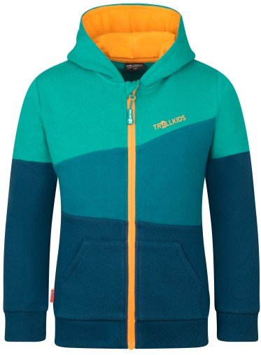 Trollkids - Kid's Alesund Sweater - Hoodie Gr 92 blau