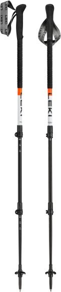 Leki - Skysolo - Trekkingstöcke Gr 110 - 145 cm weiß/ neonorange