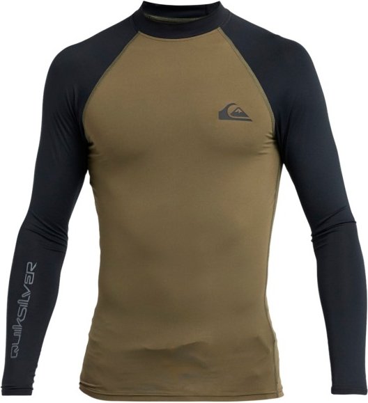 Quiksilver - Everyday UPF 50 L/S - Lycra Gr XL oliv