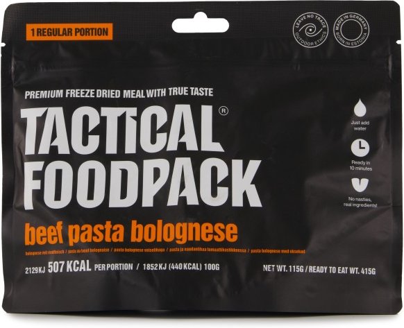 TACTICAL FOODPACK - Beef Pasta Bolognese Gr 115 g