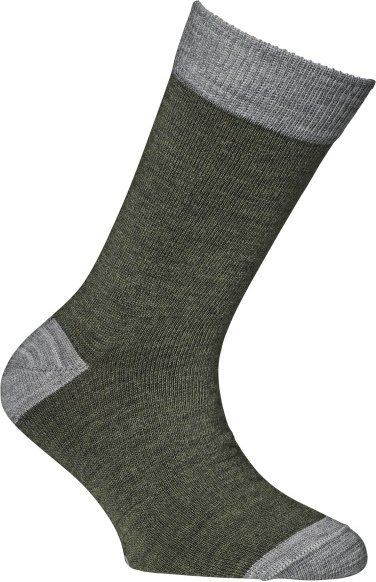 Alpacasocks&Co - Kid's Merino - Merinosocken Gr 31-34 oliv/grau