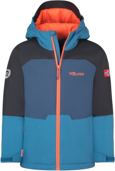 Trollkids - Kid's Hardanger Jacket - Winterjacke Gr 128 blau