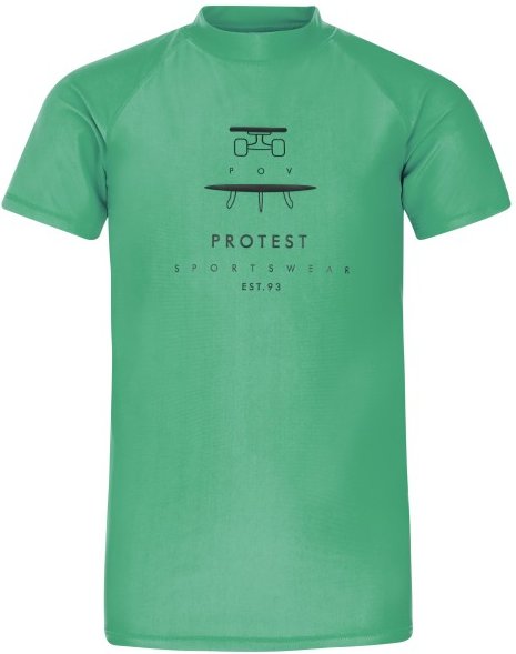 Protest - Kid's PRTEric Rashguard Short Sleeve - Lycra Gr 104 türkis