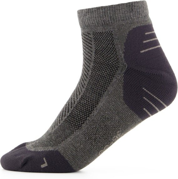 Thumbnail - Alpacasocks&Co - Lyocell Tech Ankle - Multifunktionssocken Gr 42-45 grau