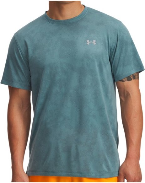 Thumbnail - Under Armour - Launch Camo S/S - Laufshirt Gr S türkis