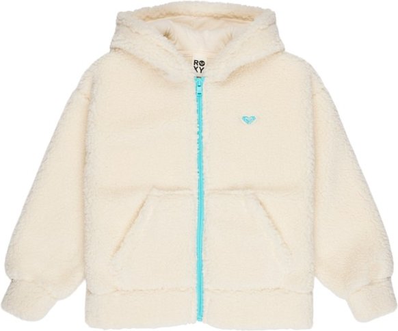 Roxy - Kid's Back to Full Zipped - Fleecejacke Gr 6 Years - XS beige/weiß