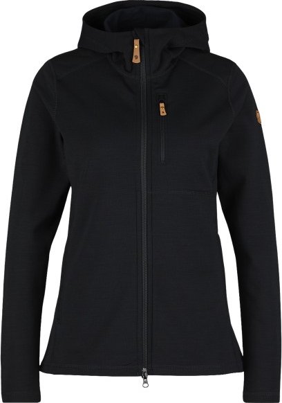 Fjällräven - Women's Keb Fleece Hoodie - Fleecejacke Gr XL schwarz