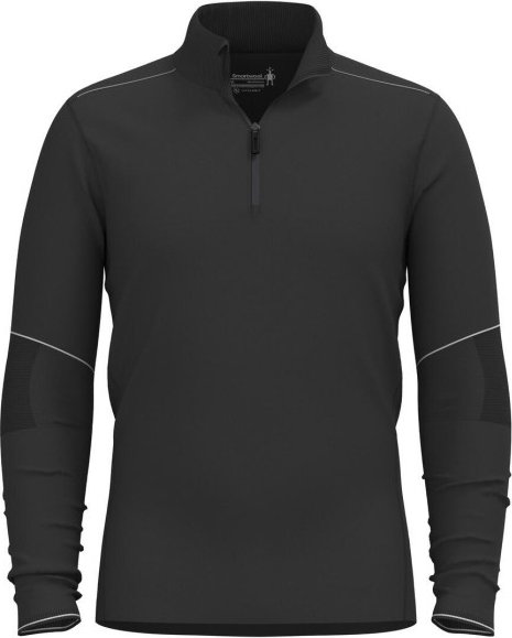 Thumbnail - Smartwool - Intraknit Alpine 1/4 Zip - Merinounterwäsche Gr S schwarz