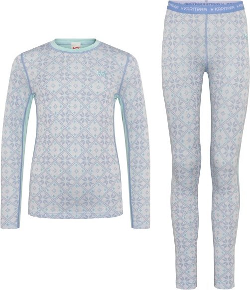 Kari Traa - Kid's Hennie Set - Merinounterwäsche Gr 12 Years grau