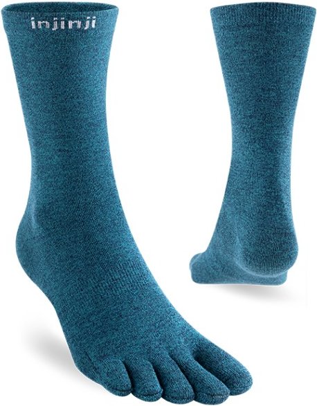 Injinji - Liner Crew - Multifunktionssocken Gr S blau