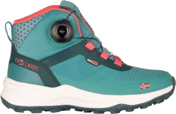 Thumbnail - Trollkids - Kid's Trollfjord Hiker Mid XT - Wanderschuhe Gr 40 türkis