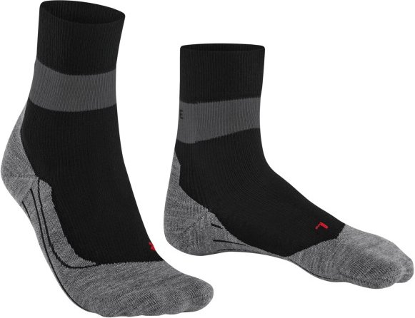 Falke - RU Compression Stabilizing - Laufsocken Gr 46-48 schwarz/grau