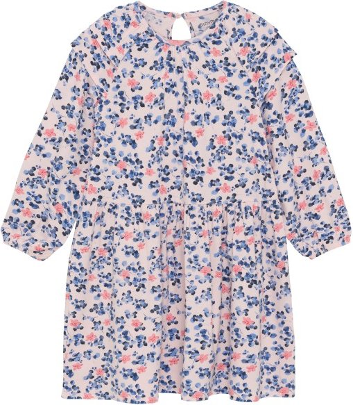 Minymo - Kid's Dress L/S AOP - Kleid Gr 92 bunt