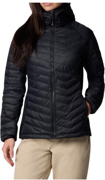 Thumbnail - Columbia - Women's Powder Pass II Hybrid Hooded Jacket - Kunstfaserjacke Gr XS schwarz