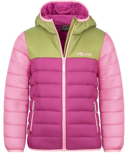 Trollkids - Girl's Eikefjord Jacket - Kunstfaserjacke Gr 110 rosa