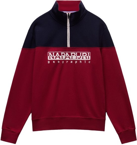 Thumbnail - Napapijri - B-Saturnia Half Zip - Pullover Gr M rot