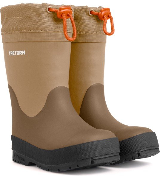 Tretorn - Kid's Naven - Gummistiefel Gr 24 braun/beige