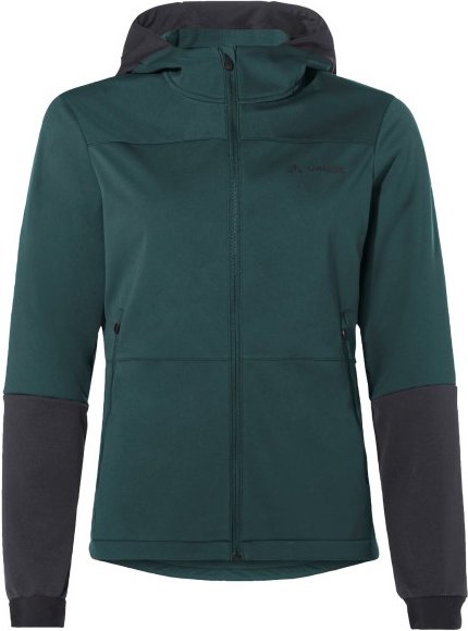 Thumbnail - Vaude - Women's Qimsa Hooded Softshell Jacket II - Fahrradjacke Gr 46 blau