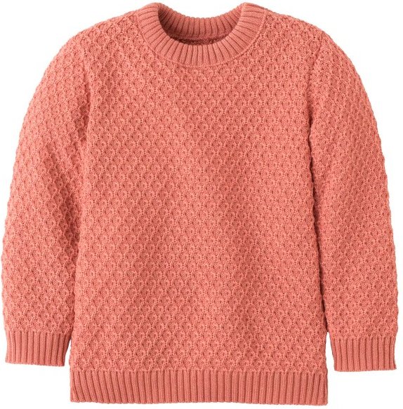 disana - Kid's Aran-Pullover - Wollpullover Gr 86/92 rot