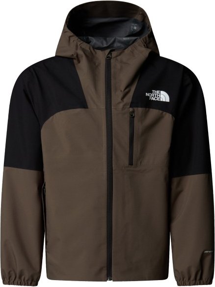 The North Face - Kid's Teen Hike Packable Shell - Regenjacke Gr XXL braun/schwarz