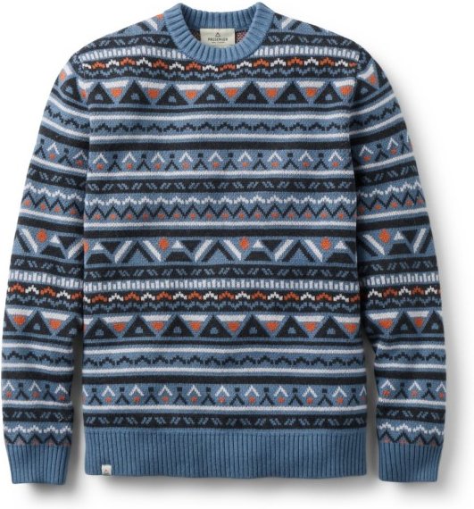 Passenger - Stoked Knitted Jumper - Pullover Gr L grau/blau