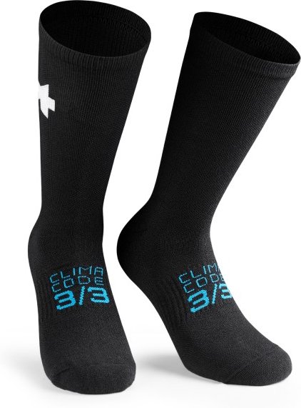 ASSOS - Winter Socks P1 - Radsocken Gr 35-38 schwarz