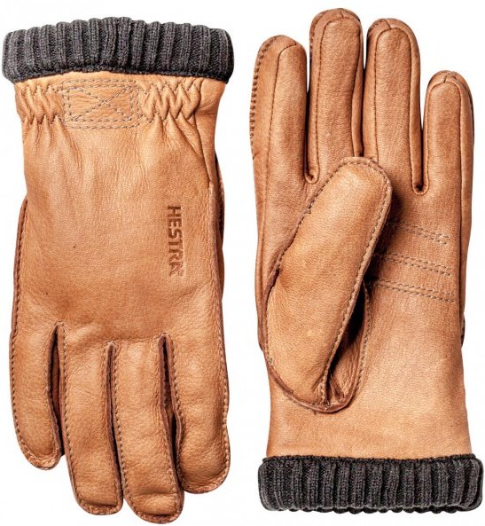 Thumbnail - Hestra - Deerskin Primaloft Rib - Handschuhe Gr 7 orange