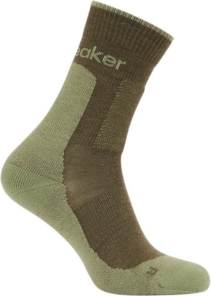 Thumbnail - Icebreaker - Merino Hike+ Medium Crew - Wandersocken Gr S oliv
