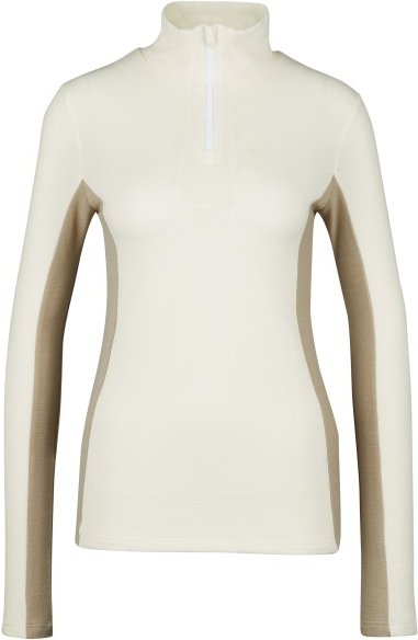 We Norwegians - Women's Tryvann Colblock Zipup - Merinounterwäsche Gr L weiß/beige