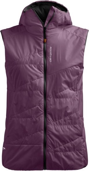 Thumbnail - Ortovox - Women's Swisswool Piz Duan Vest - Merinoweste Gr M lila