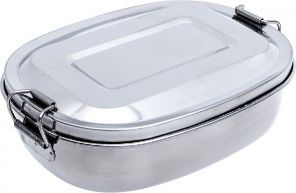 Basic Nature - Seifendose Edelstahl Gr 12,7 x 9,7 x 4,5 cm steel